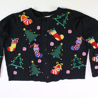 Christmas trees and Christmas Stockings, Extra large, Christmas Sweater