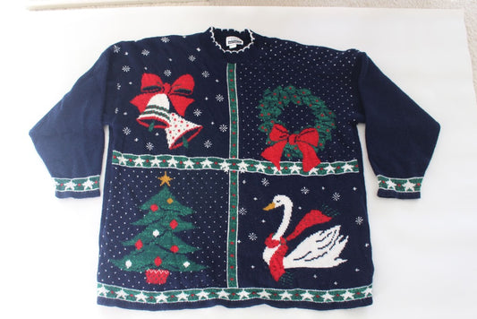 It's a 4 Square Christmas! XX Large, Christmas sweater