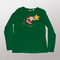Santa Star (Long Sleeve T-Shirt)