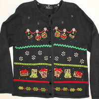 Leapord Packages-X Small Christmas Sweater