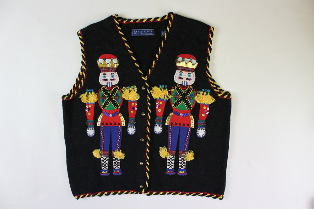 Nutcrackers standing Tall. Size Small,  Christmas sweater