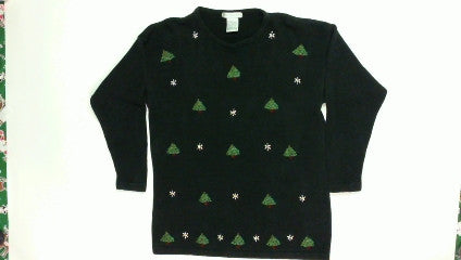 Tree Snowflakes-Small Christmas Sweater