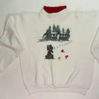 Snow House Mailbox-Large Christmas Sweater