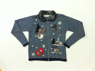 Rustic Winter-X Small Christmas Sweater