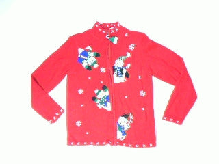 Oh What A Snowman-X Small Christmas Sweater
