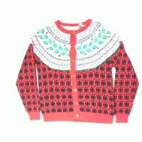 Holly Berry Garland-X Small Christmas Sweater