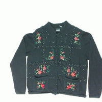 Flowers and Lace-Medium Christmas Sweater