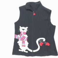 Scat Cat In Disguise-X Small Christmas Sweater