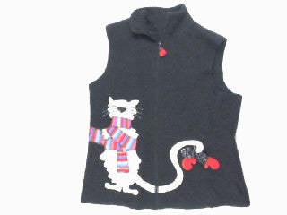 Scat Cat In Disguise-X Small Christmas Sweater