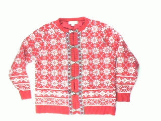 Snowflake Flair-Medium Christmas Sweater