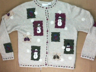 Patch The Snowman-Small Christmas Sweater