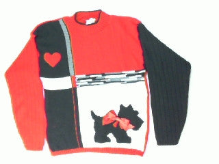 Show Your Scottie Love-X Small Christmas Sweater