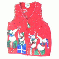 Snowman Band For You- Small Christmas Sweater