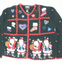 Santa Holiday Parade- Small Christmas Sweater