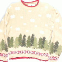 A Walk In The Forrest- X Small Winter Sweater