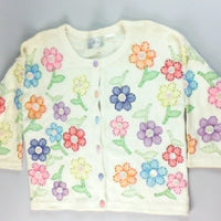 Wearing My Flower Garden-Small Flower Sweater