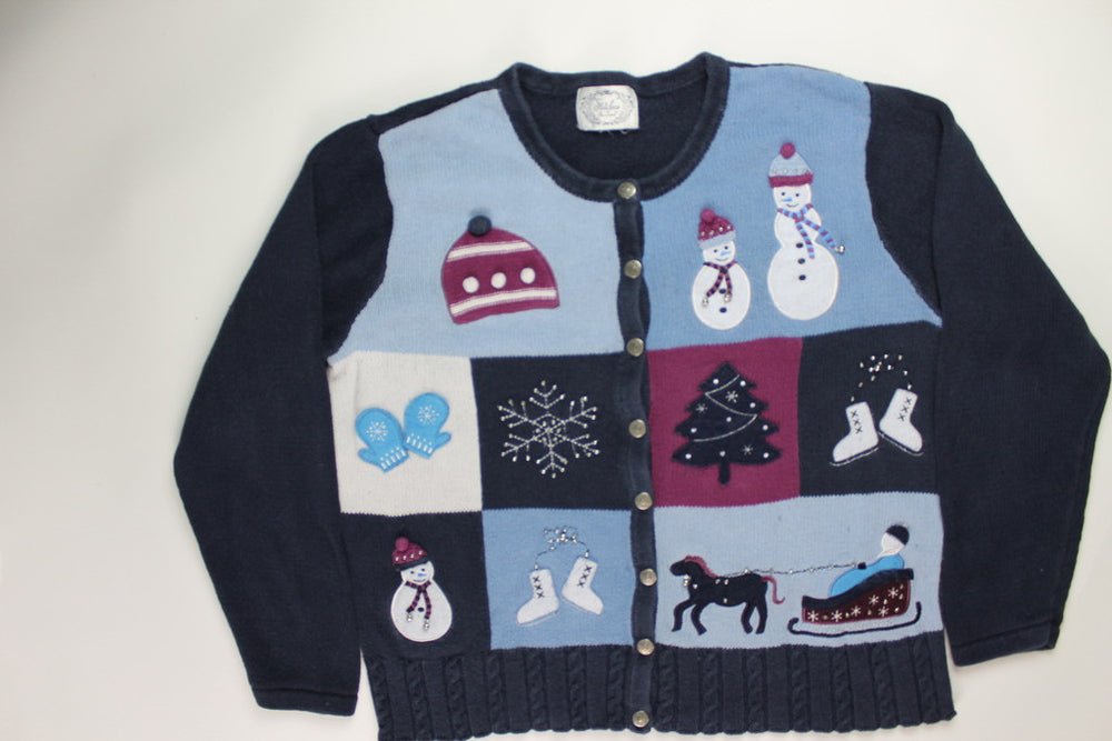 Snow Season Fun- Large Christmas Sweater