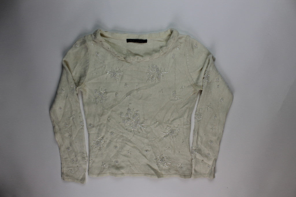 Pearl Snowflakes-XXSmall Christmas Sweater