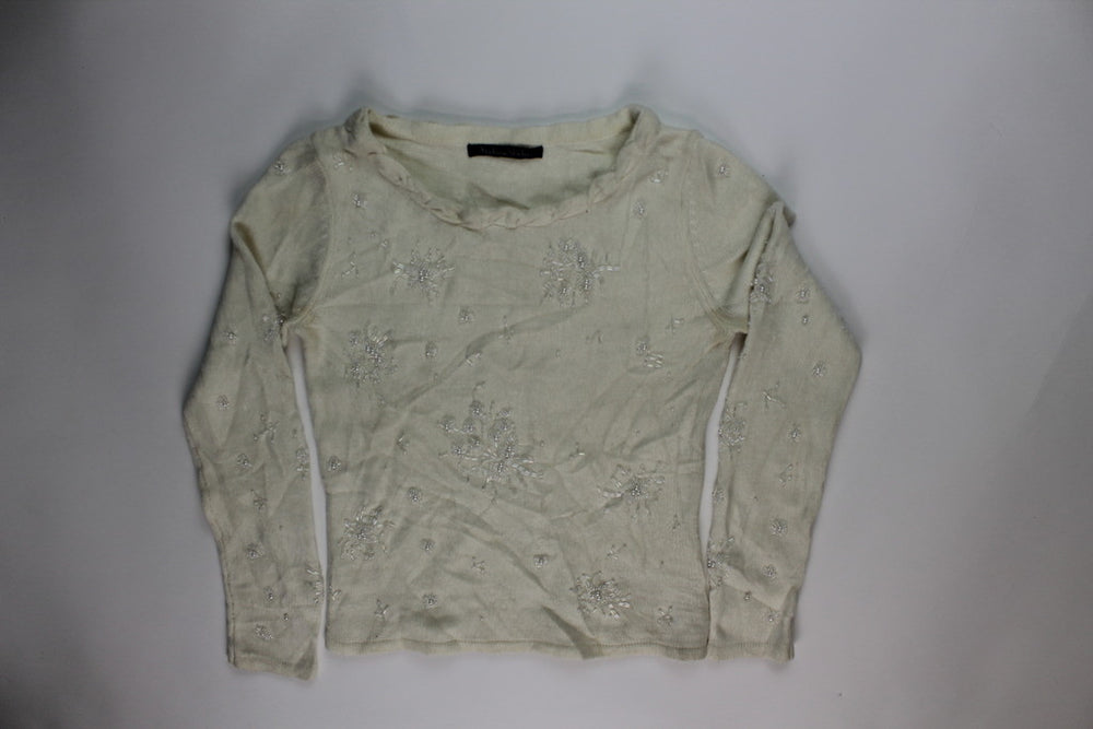 Pearl Snowflakes-XXSmall Christmas Sweater
