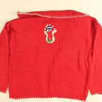Snowball Fun- Medium Christmas Sweater