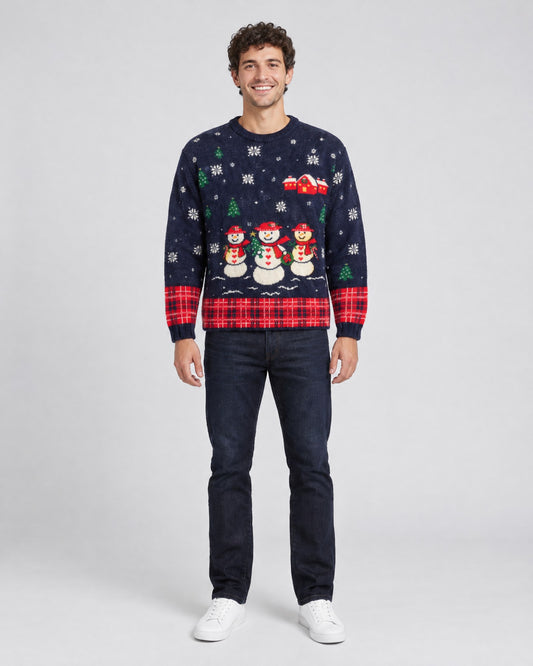 Snowman Tree Farm- Small Christmas Sweater
