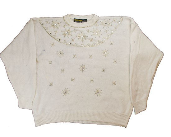 White Christmas Large Christmas Sweater