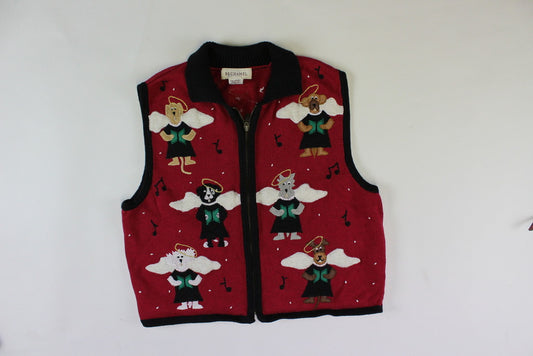 Dogs as Angels, Small, Christmas Sweater