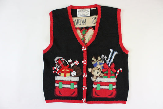 Santa's Workshop. Small, Christmas sweater