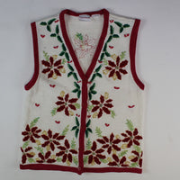 Poinsettia Delight, Xsmall, Christmas Sweater