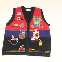 Santa's Toy Shop, Small, Christmas sweater