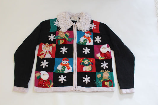 Holiday Friends, Small, Christmas sweater