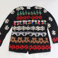 Horizonal Holiday,  Small, Christmas sweater