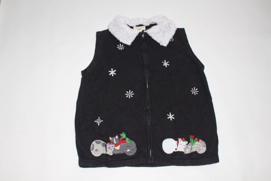 Cats Nap,  Large, Christmas sweater