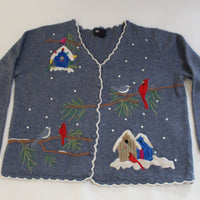 Christmas is for the birds!  X Large, Christmas sweater