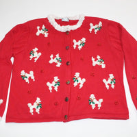 Oddles of Poodles, Large, Christmas sweater