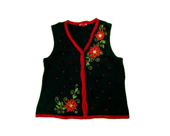 Accented Flowers on this Ugly Christmas Sweater| The Ugly Sweater Store ...