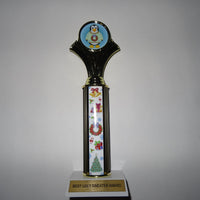 Awesome Ugly Sweater Award Trophy 12" Penguin