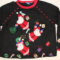 Enthusiastic Santa- Medium Christmas Sweater