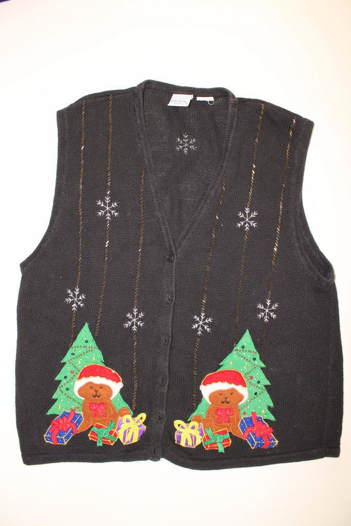 Duo Christmas Bears- Large Christmas Sweater
