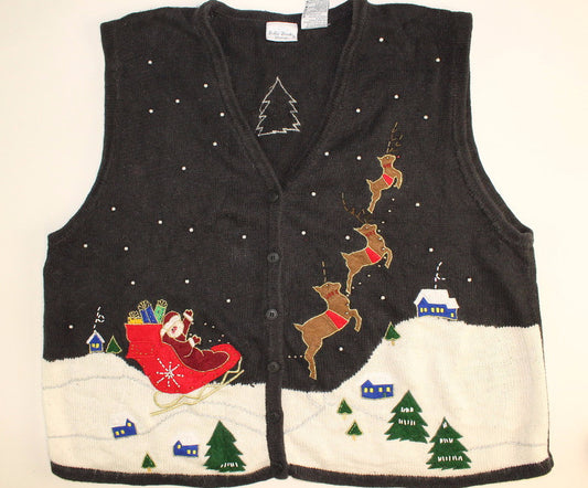 Santa is Upward Bound- XX Large Christmas Sweater