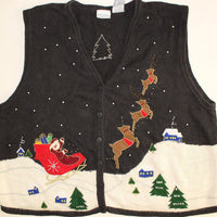 Santa is Upward Bound- XX Large Christmas Sweater