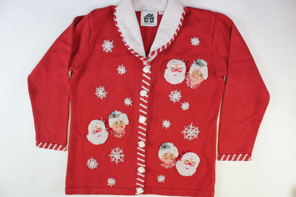 Mr. and Mrs. Santa Claus  Size Small. Christmas Sweater