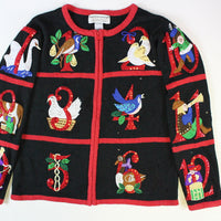 The 12 Days of Christmas. Size Small. Christmas Sweater