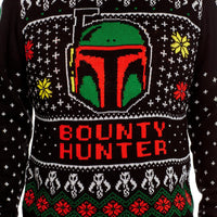 New Star Wars Bounty Hunter Boba Fett Christmas Sweater Mandalorian