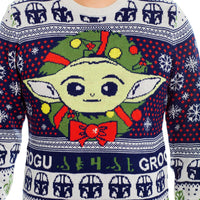 
              New Star Wars Baby Yoda Grogu Christmas Sweater Mandalorian
            