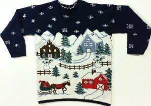 Sleigh-Ride-Small Christmas Sweater