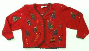 Sequenced Tree Fesitval-Medium Christmas Sweater