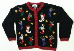 Jingle Stockings-Small Christmas Sweater