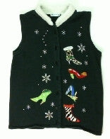 Deck The Heels-X Small Christmas Sweater