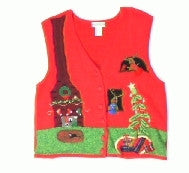 Reindeer Eve-X Small Christmas Sweater